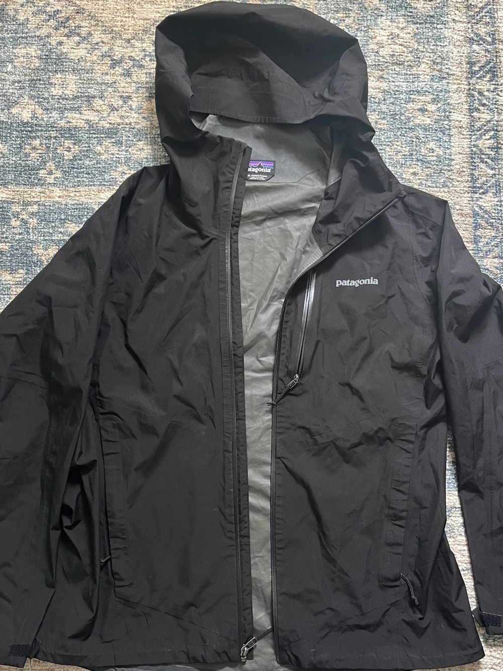 Patagonia Rain Jacket GORETEX Calcite Jacket Black